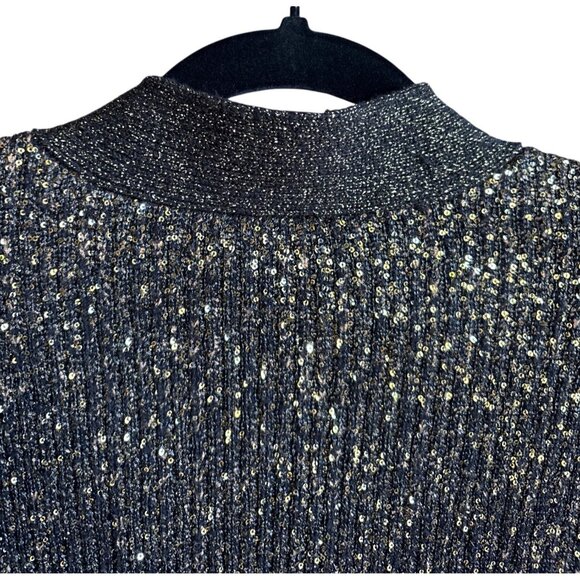 L’AGENCE Jinny Sequin Cardigan in Champagne Sequins – Size Small NWT - Picture 13 of 16